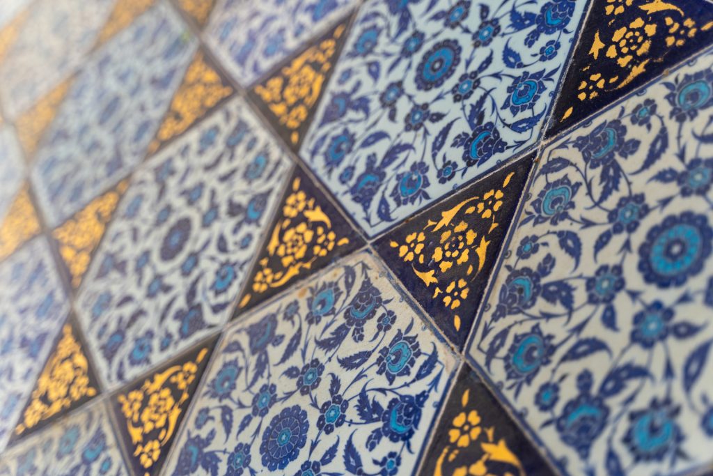 Keramikfliesen aus dem Topkapi Palast Museum in Istanbul